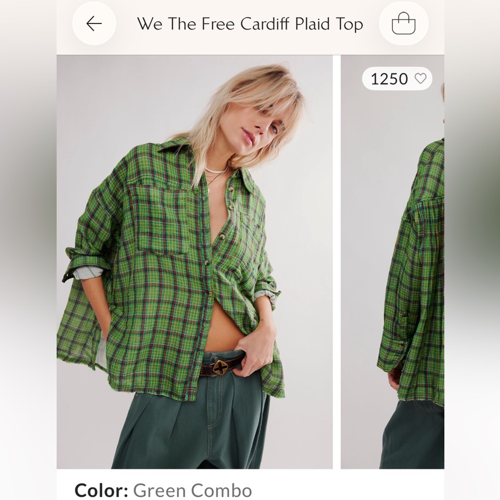 We The Free Cardiff Plaid Shirt